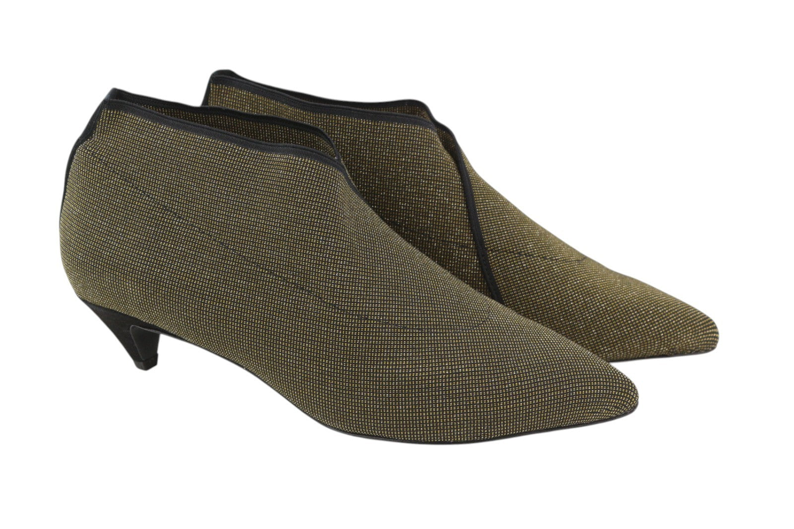 EMPORIO ARMANI X3M257 moteriški aukštakulniai, rudi, blizgantys, smailūs, iki kulkšnies, EU37 