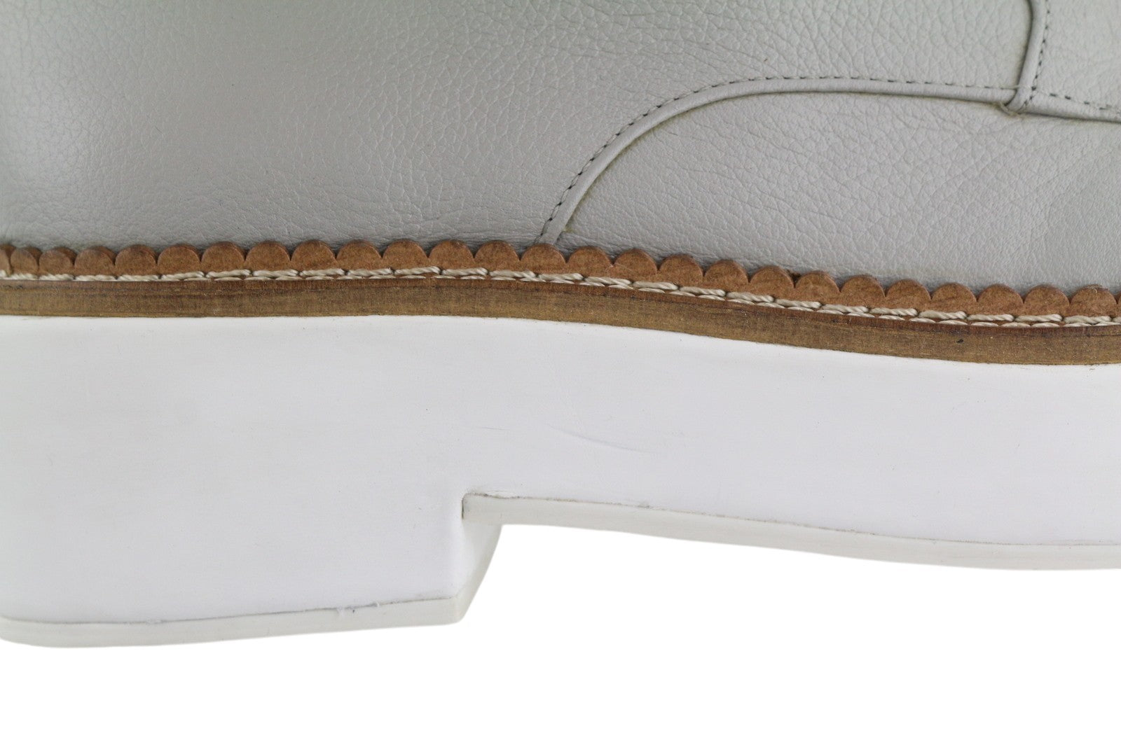 EMPORIO ARMANI X3C139 moteriški bateliai, 37 dydžio, pilki, odiniai, platforminiai, oksfordo stiliaus bateliai, RMK 226 € 