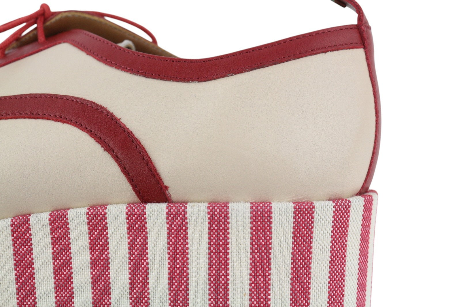 EMPORIO ARMANI X3C140 moteriški bateliai, 37 dydžio, smėlio spalvos, odiniai, su platforma, žemu viršumi, suvarstomi. 