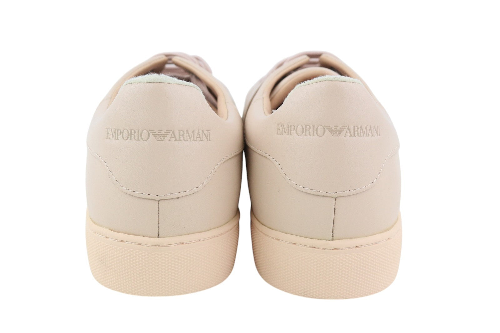 EMPORIO ARMANI X3X096 moteriški sportbačiai, rožinės odos, apvalios nosies, žemakulniai, RRP 169 € 