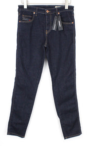 DIESEL Babhila 069CF moteriški džinsai W29/L34 Slim Skinny Tamprūs, Mėlyni Sagomis Priglundantys Džinsai 