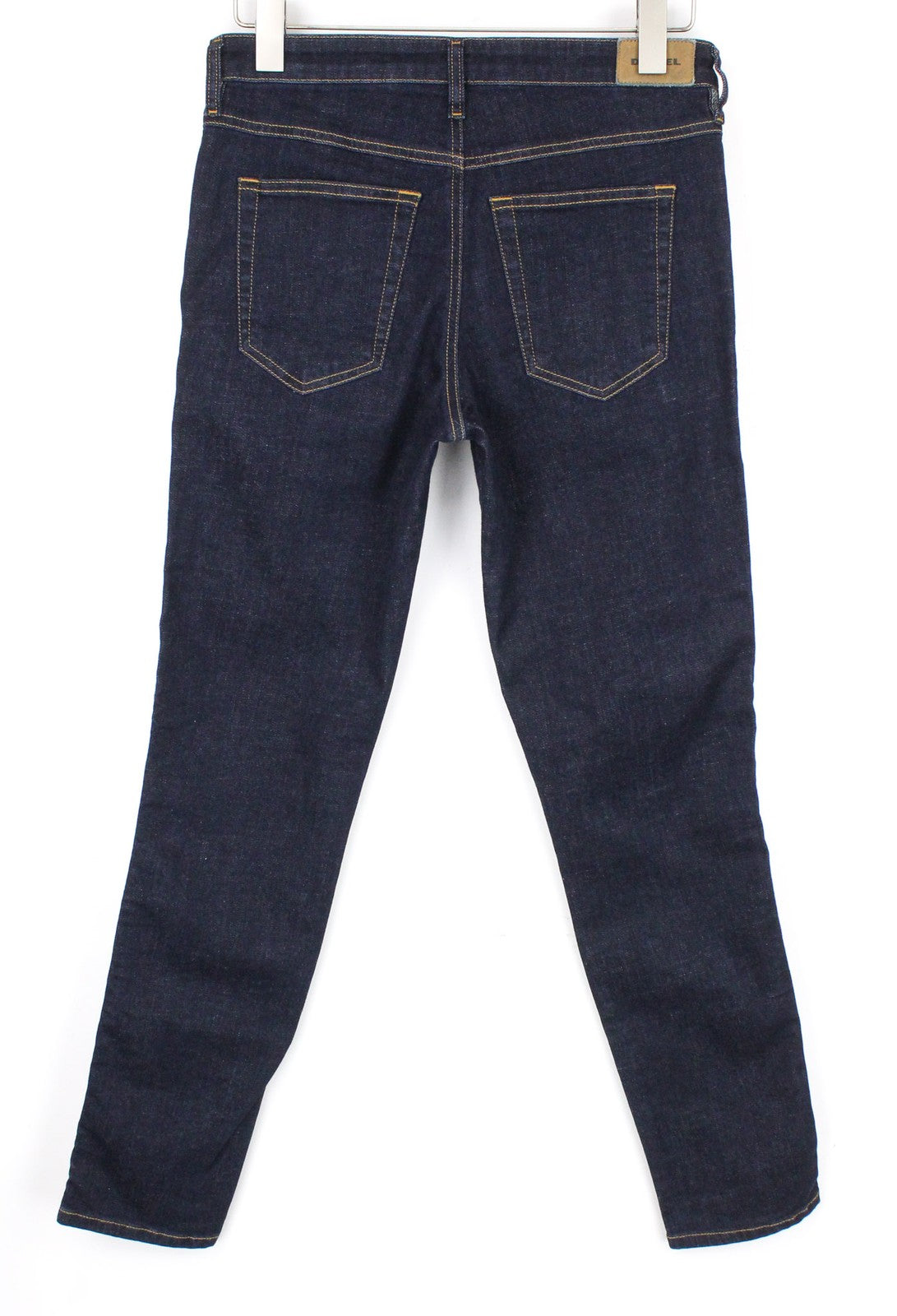 DIESEL Babhila 069CF moteriški džinsai W29/L34 Slim Skinny Tamprūs, Mėlyni Sagomis Priglundantys Džinsai 