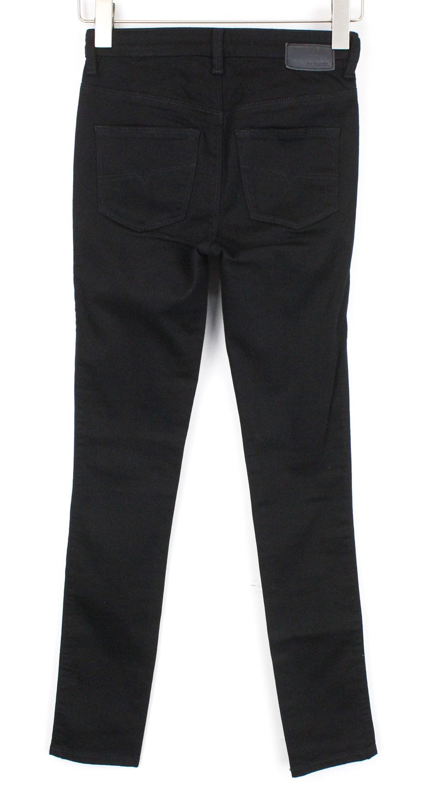 DIESEL Skinzee-High 0813E Women's Jeans W24/L30 Black Super Skinny Slim Stretch