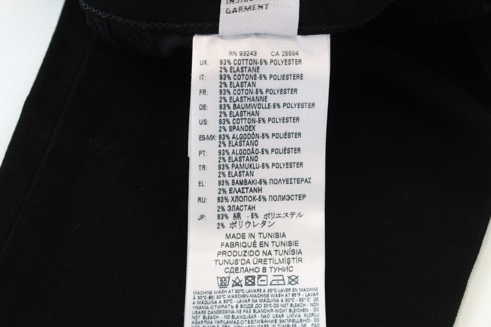 DIESEL Skinzee-High 0813E Women's Jeans W24/L30 Black Super Skinny Slim Stretch