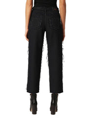 DIESEL Niclah 084NI moteriški džinsai W23/L32 mergaitėms tiesūs tamsiai mėlyni medvilnės mišinio džinsai 