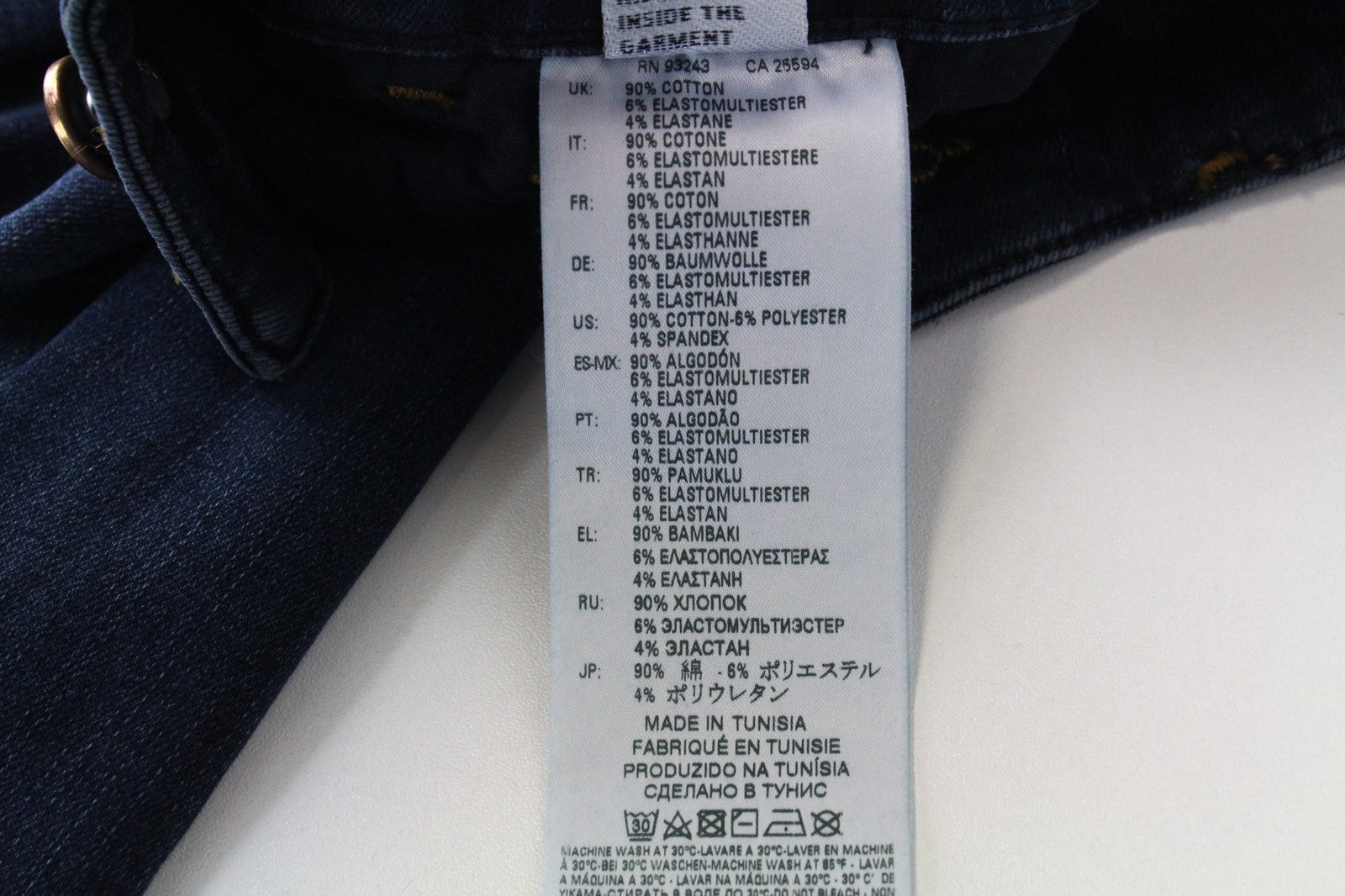 DIESEL Slandy-Low 084UT Women's Jeans W24/L32 Blue Super Slim Skinny Stretch