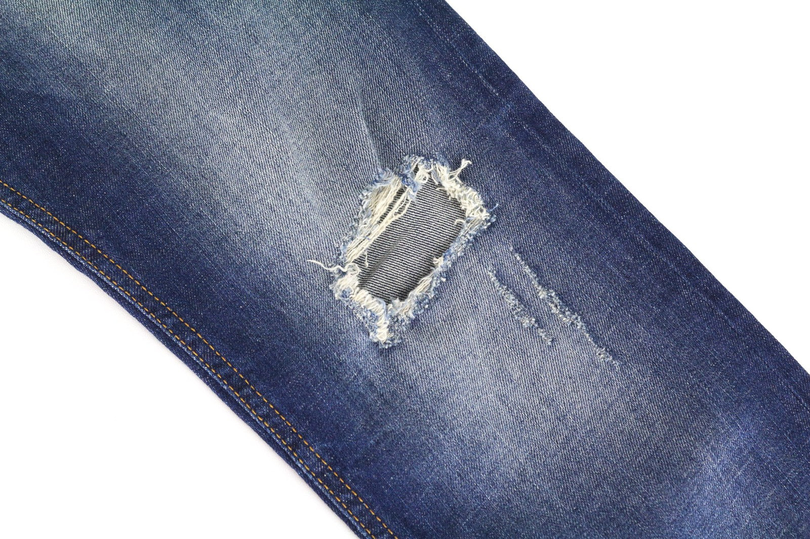 DIESEL Tepphar 084TX vyriški džinsai W29/L32 Slim Carrot Fit plėšytos mėlynos tamprios medžiagos 