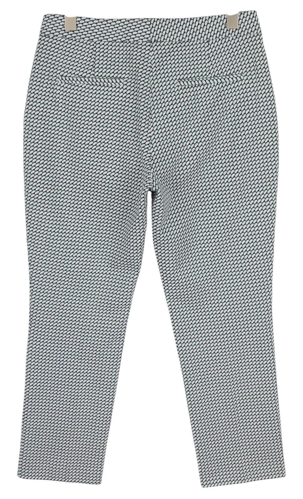 GANT Geo Jersey Cigarette moteriškos kelnės EU40 šviesiai žalios raštuotos plonos kelnės 