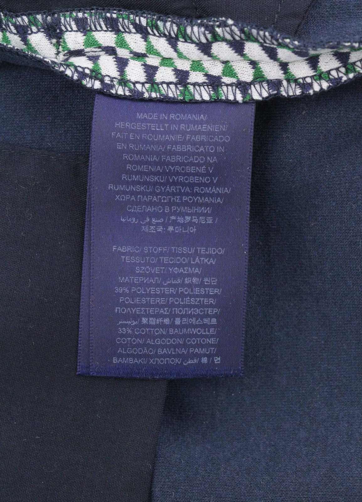 GANT Geo Jersey Cigarette moteriškos kelnės EU40 šviesiai žalios raštuotos plonos kelnės 