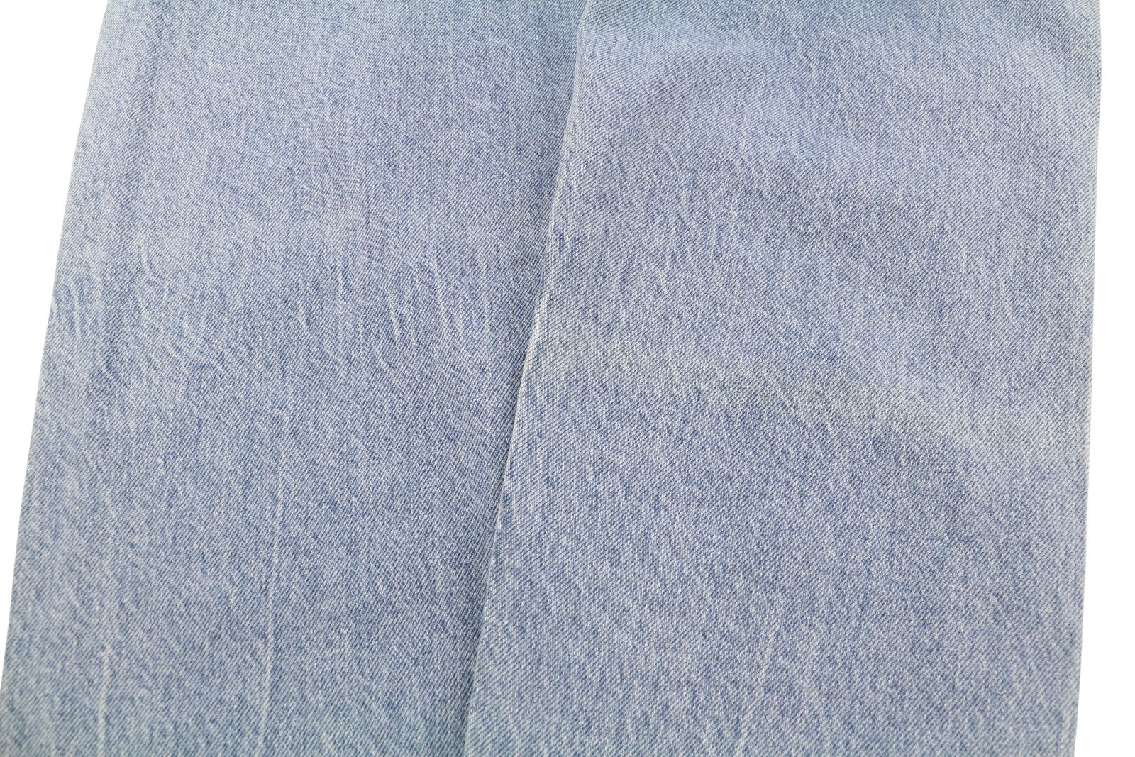 CALVIN KLEIN Regular Taper Men Jeans W33/L32 Blue Faded Ripped Distress Denim