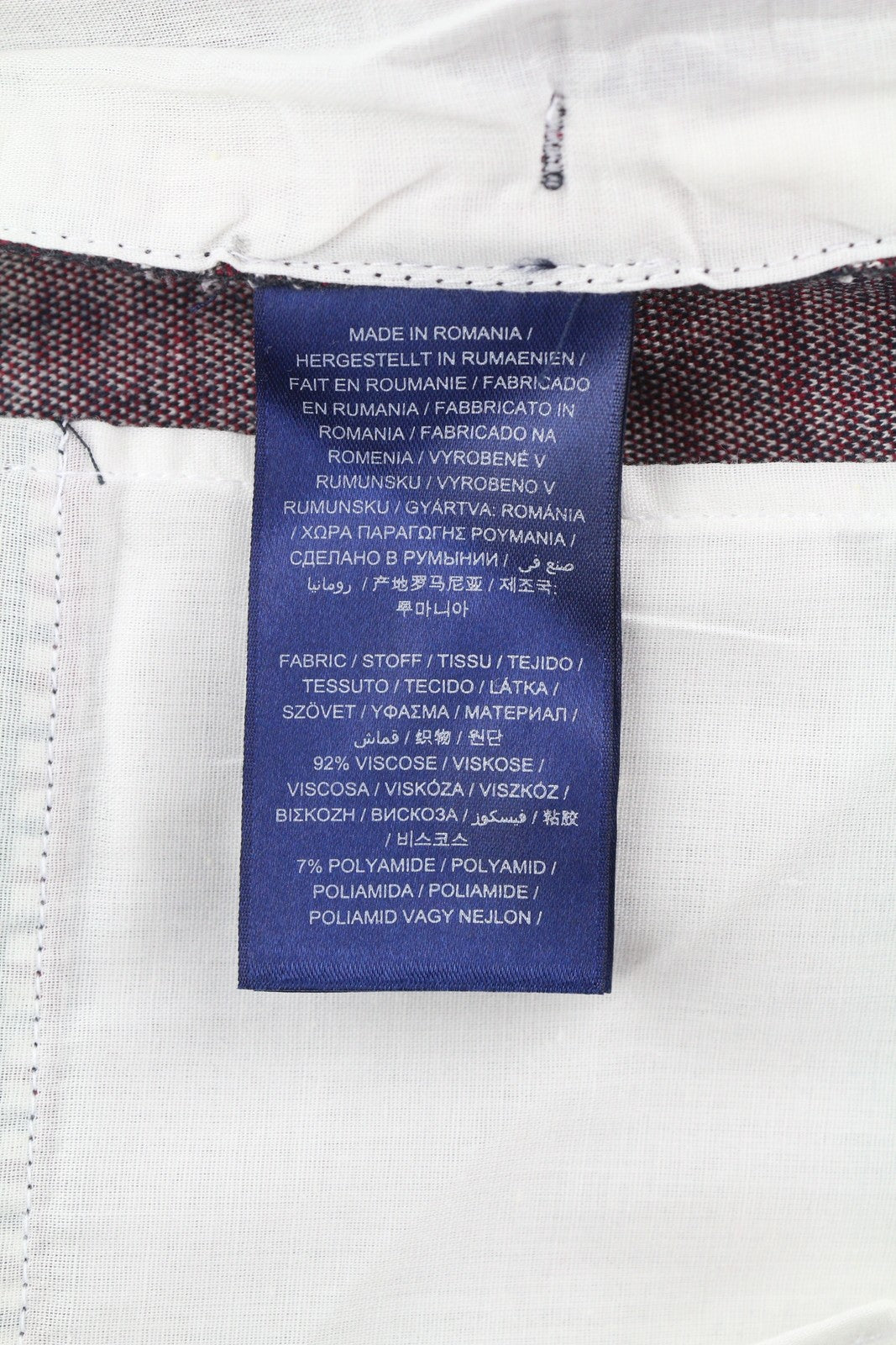 GANT Preppy Check Cigarette moteriškos kelnės EU34 Slim Fit trumpintos iki kulkšnių 