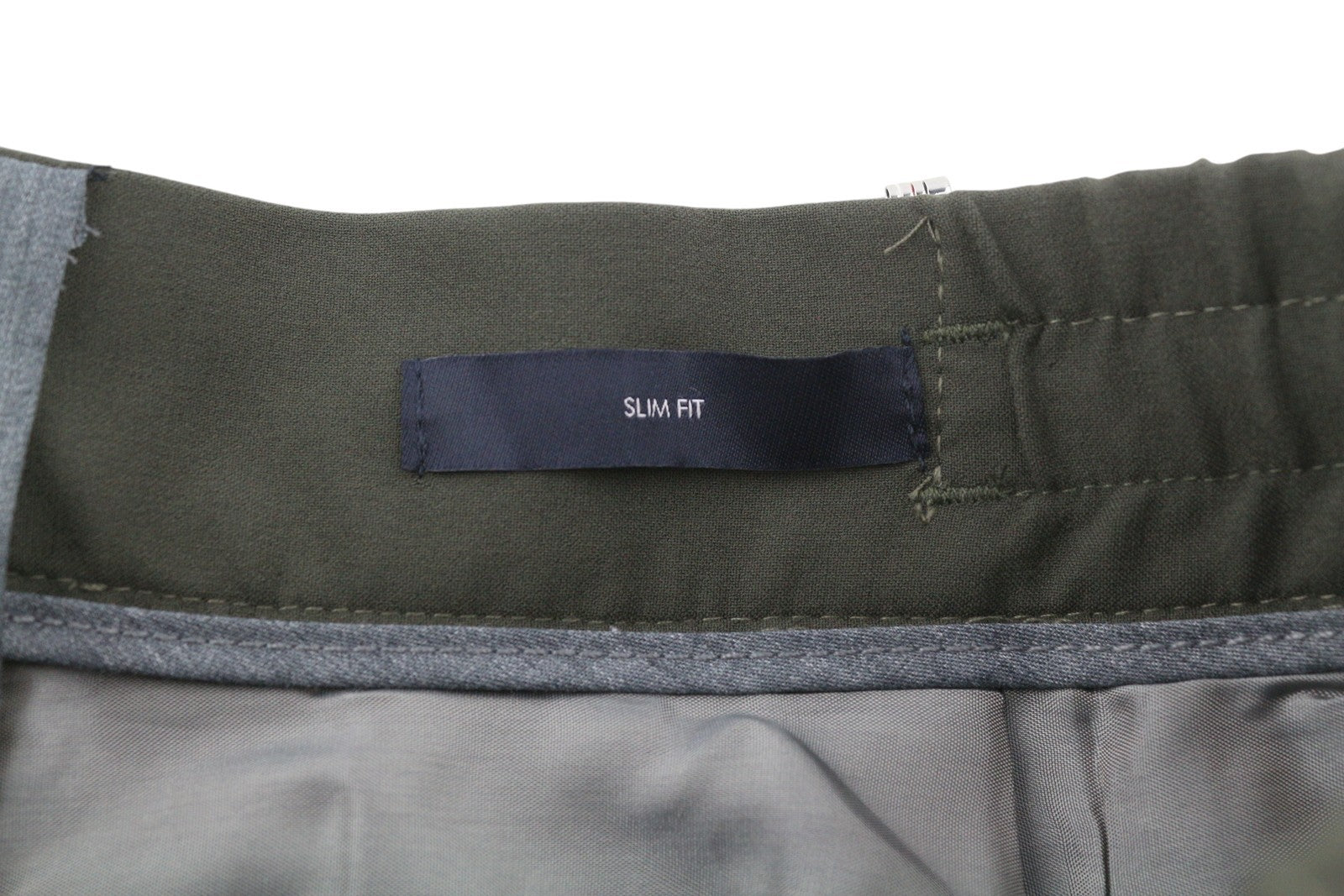 TOMMY HILFIGER Plaid Tech Stretch vyriškos kelnės W31 THFlex Elastic Waist Slim 