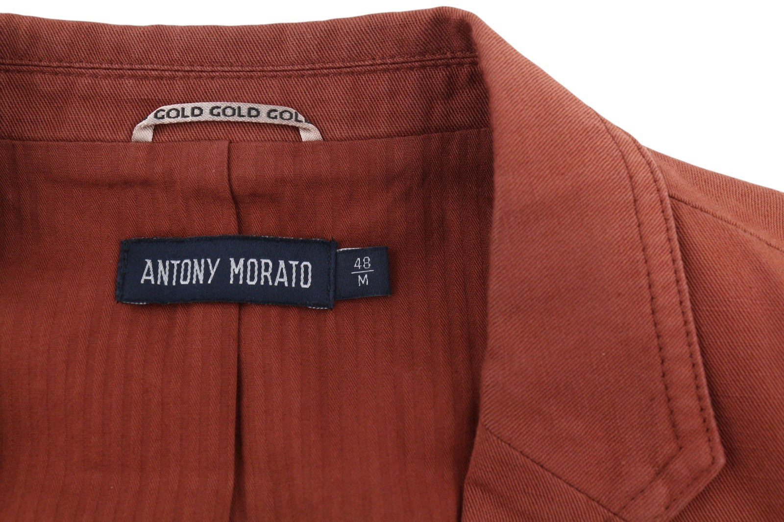 ANTONY MORATO Men Suit M Burgundy Super Slim Fit Linen Blend Notch Casual 2in1