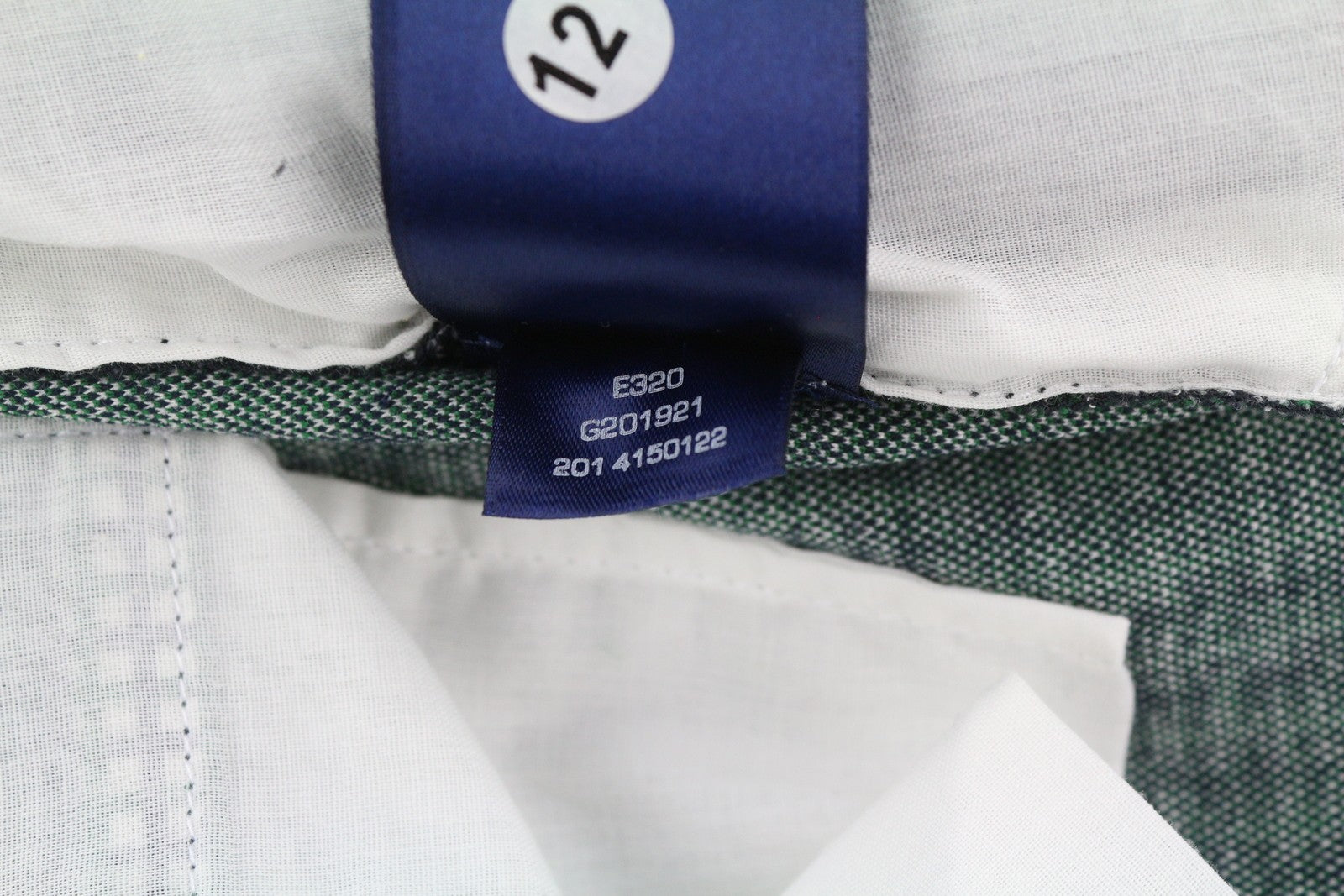 GANT Preppy Check Cigarette moteriškos kelnės EU38 žalios, priglundančios, trumpintos klešnės 