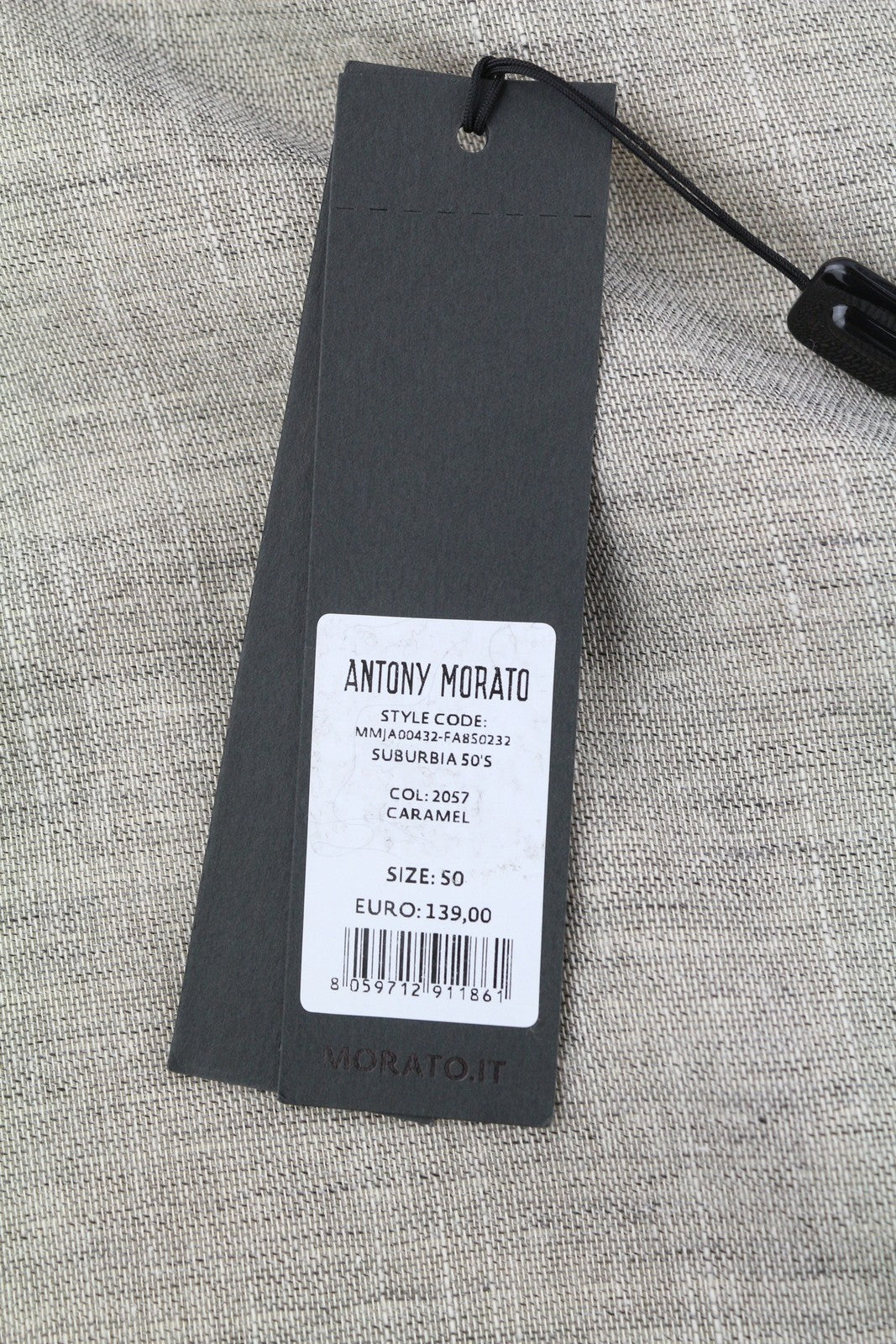 ANTONY MORATO vyriškas švarkas L dydžio, šviesiai rudas, vienaeilis, su įpjova, sagomis užsegamas švarkas