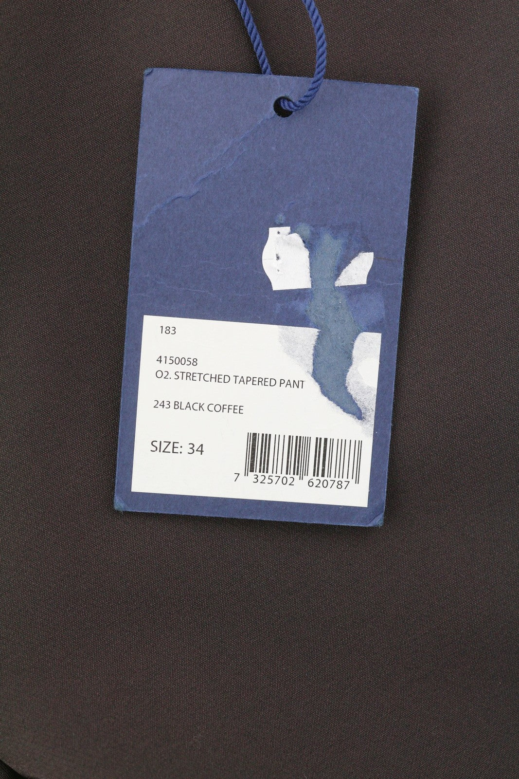 GANT Tamprios Siaurėjančios Moteriškos Kelnės EU34 Juodos Kavos Spalvos Su Užtrauktuku ir Kulkšnies Iki Užtrauktuko Klasikinės 