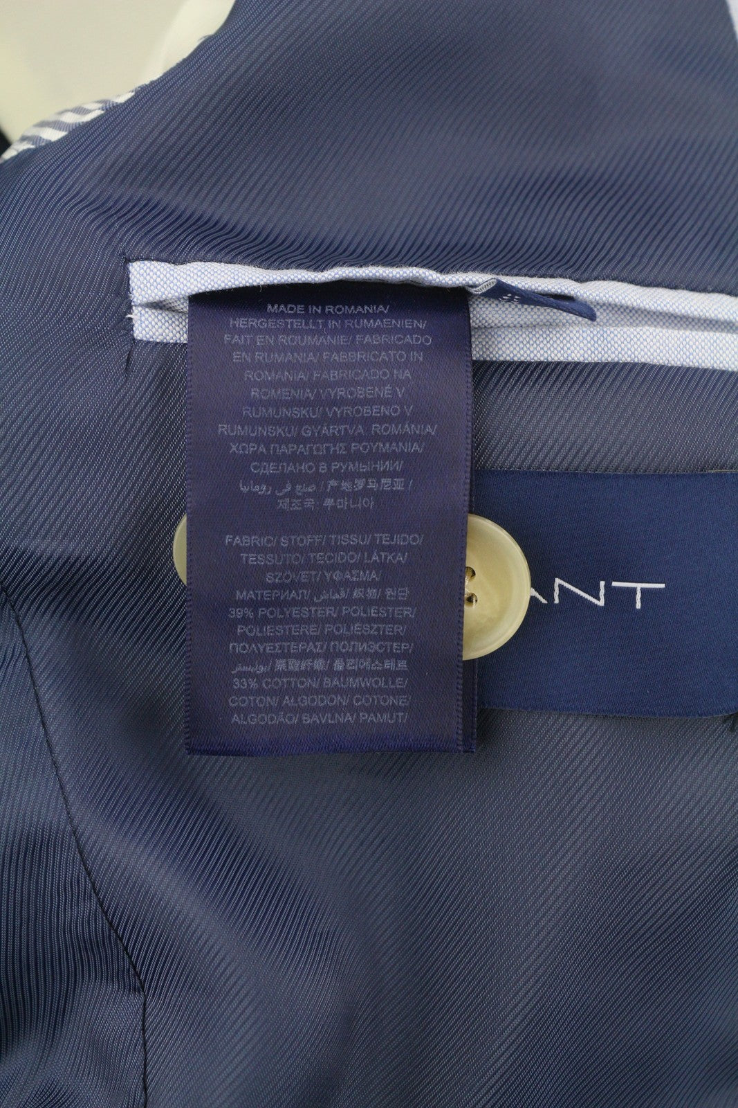 GANT Geo Jersey moteriškas kostiumas, pilkas, raštuotas, vienaeilis, su įpjova atvartu, 2in1 