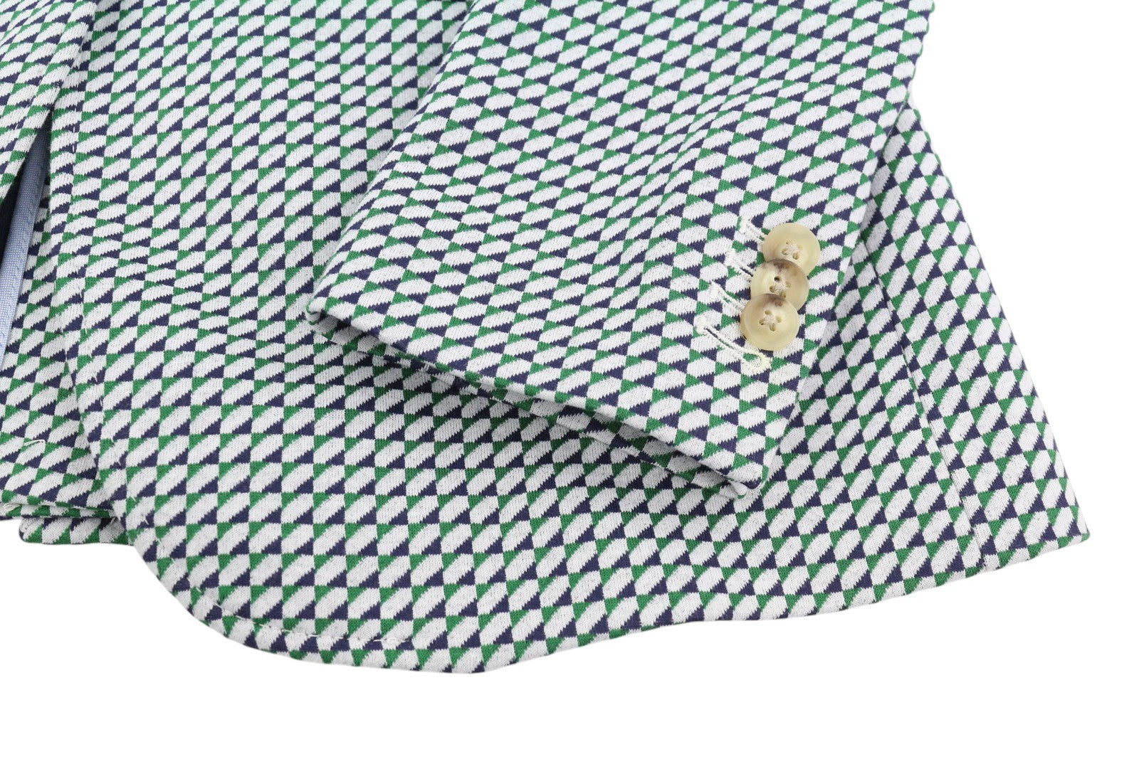 GANT Geo Jersey moteriškas kostiumas, pilkas, raštuotas, vienaeilis, su įpjova atvartu, 2in1 