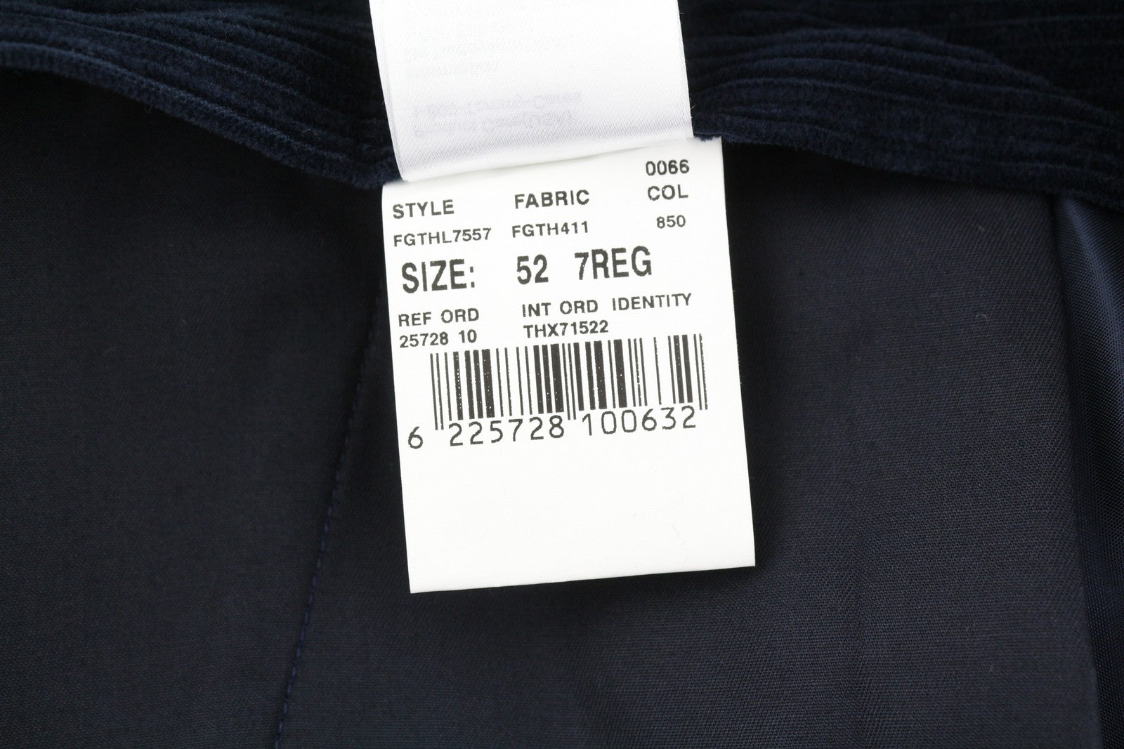 TOMMY HILFIGER Rock Velvet Cashmere vyriškos kelnės, W36, mėlynos, velveto, plonos 