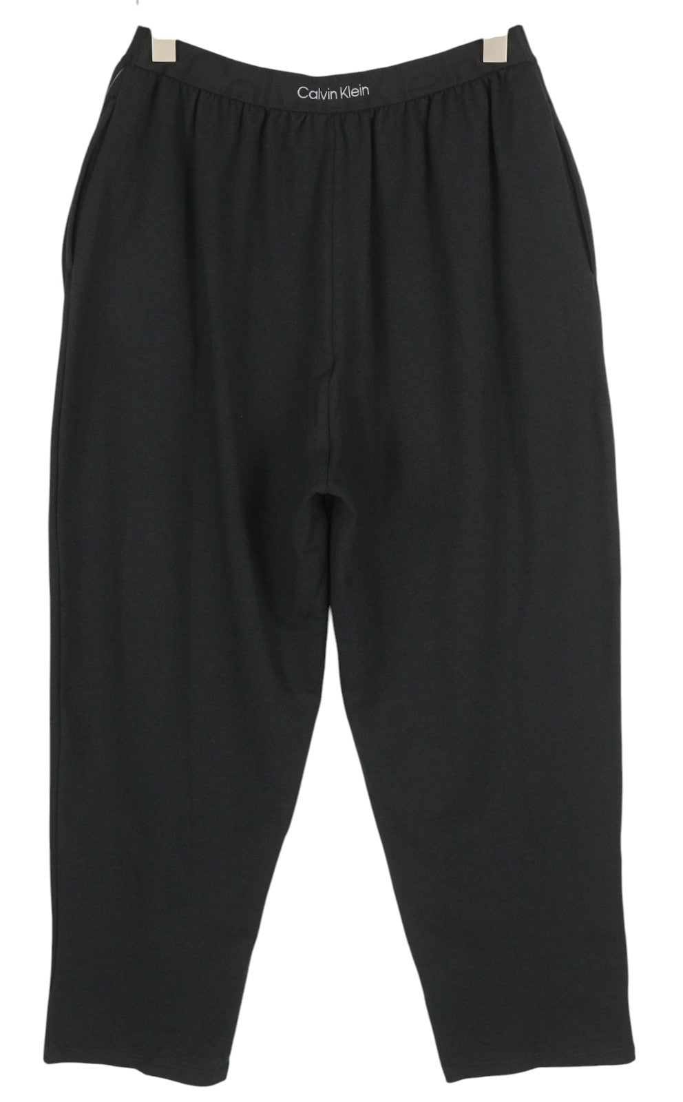 CALVIN KLEIN vyriškos kelnės M juodos elastingo juosmens trikotažo tamprūs logotipo pižamos 