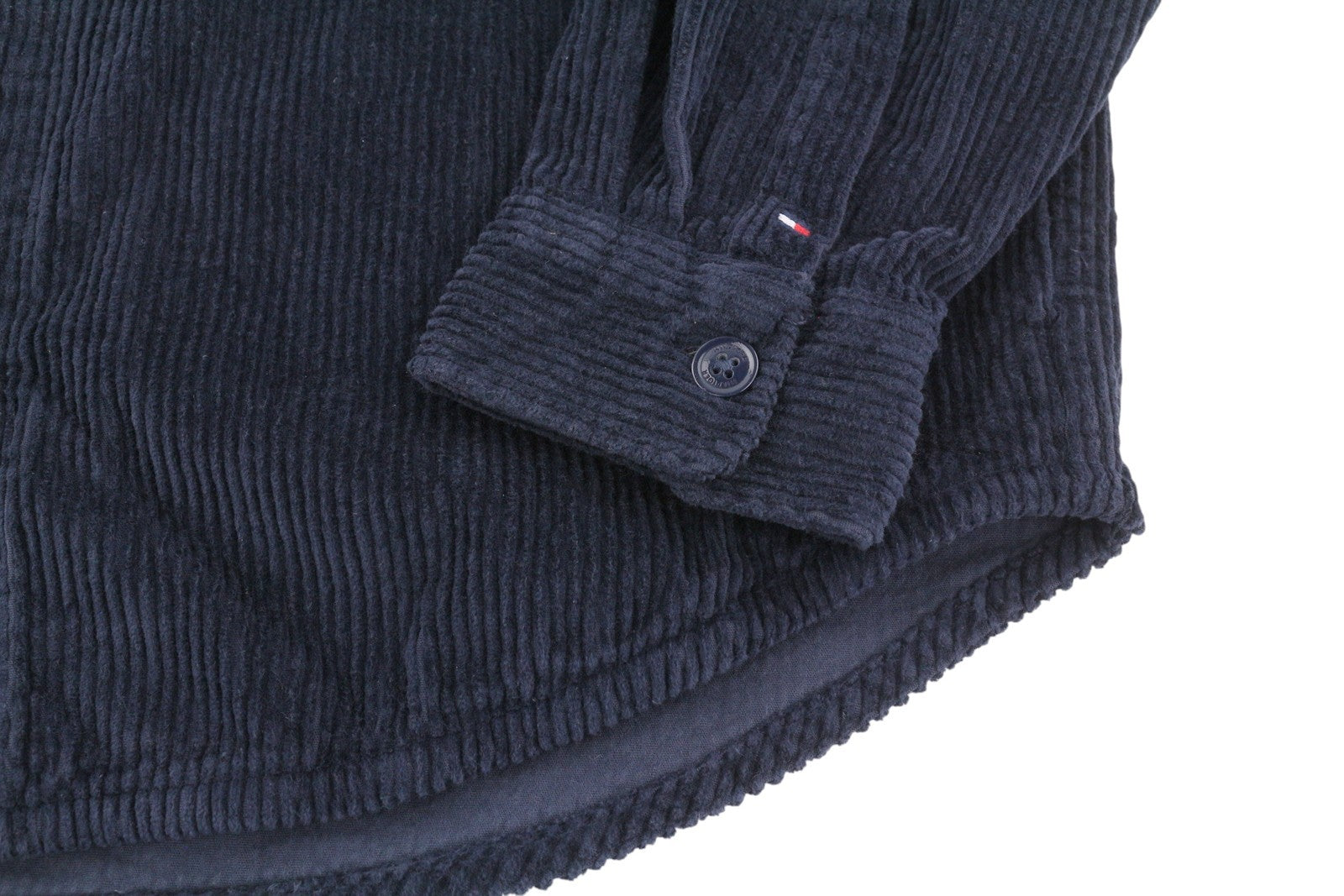 TOMMY HILFIGER kardiganinis švarkas, vienspalvis, vyriškas, mėlynas, su sagomis užsegimu, RRP158