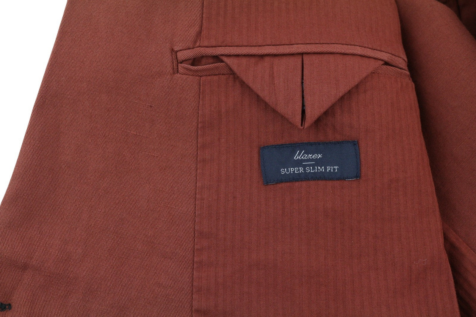 ANTONY MORATO Men Suit L Burgundy Super Slim Fit Linen Blend Notch Casual 2in1