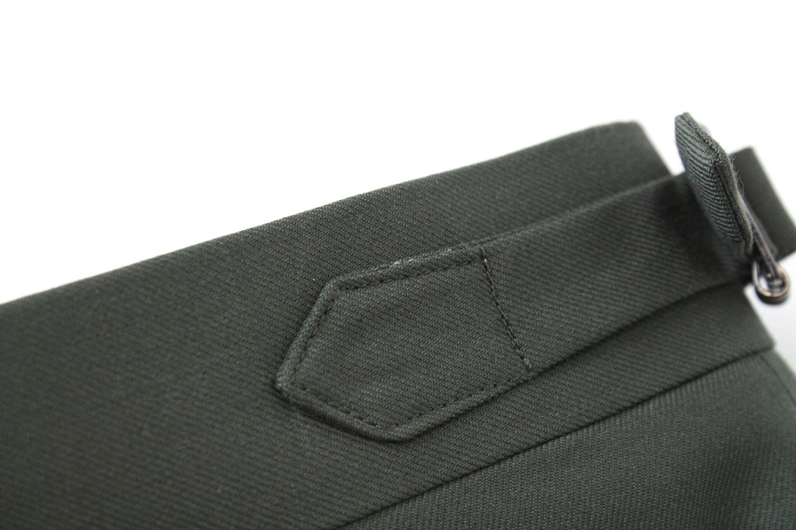 SUITSUPPLY La Spalla Men's Suit UK38L Green Slim Wool Melange Two-Row Two-Piece