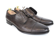 SUITSUPPLY Men's Formal Shoes EU44 Brown Leather Classic Low-Top Lace-Up Style