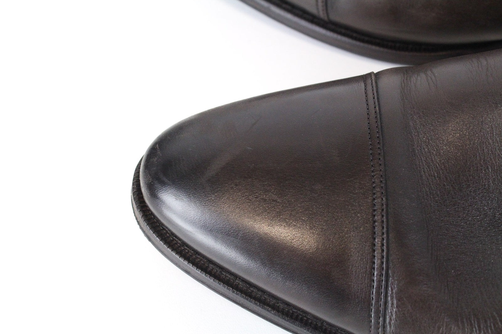 SUITSUPPLY Men's Formal Shoes EU44 Brown Leather Classic Low-Top Lace-Up Style