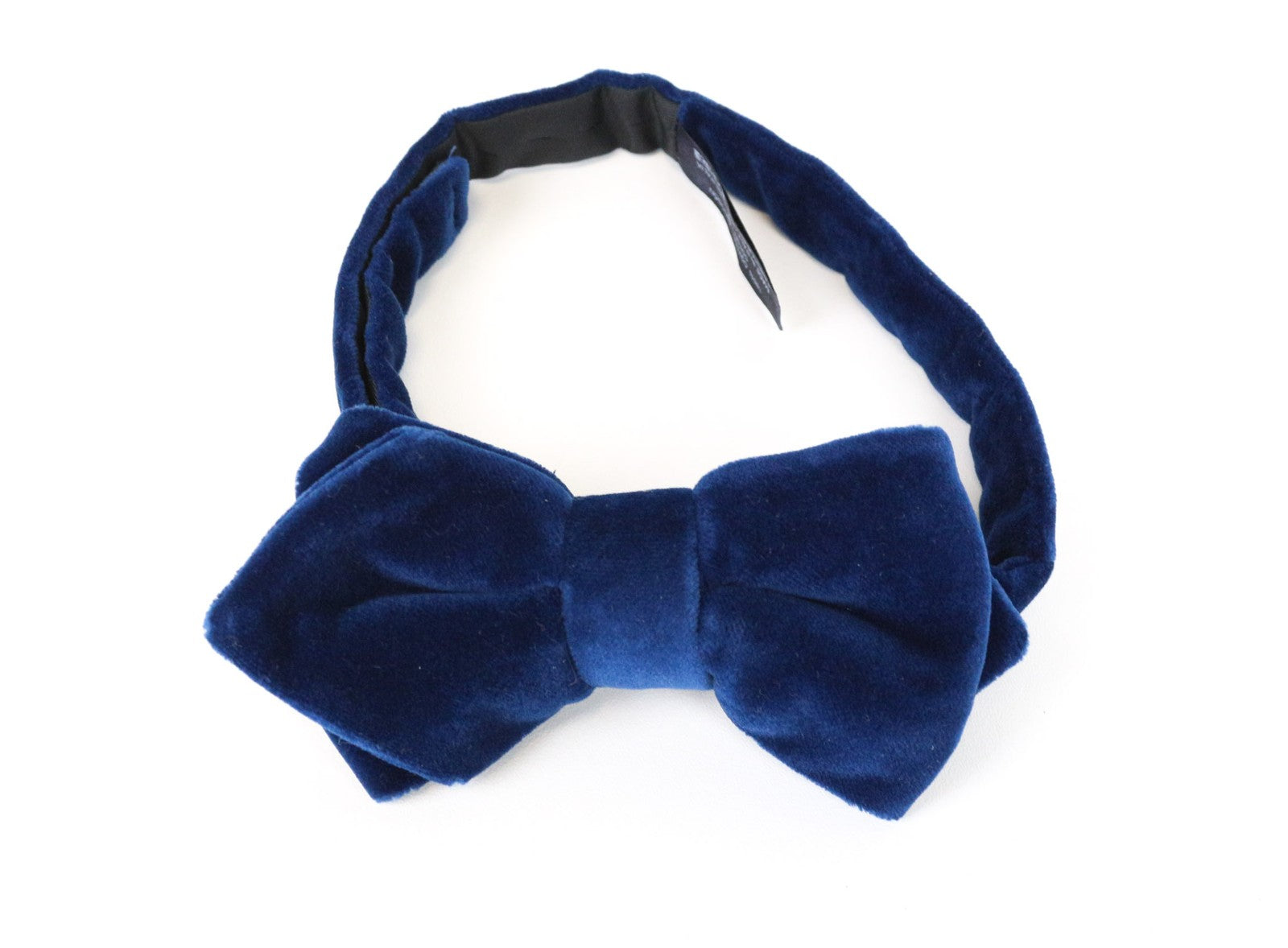 SUITSUPPLY vyriškas kaklaraištis ~93x7,4 cm mėlynas aksominis grynos medvilnės klasikinis drugelio kaspino formos kaklaraištis 