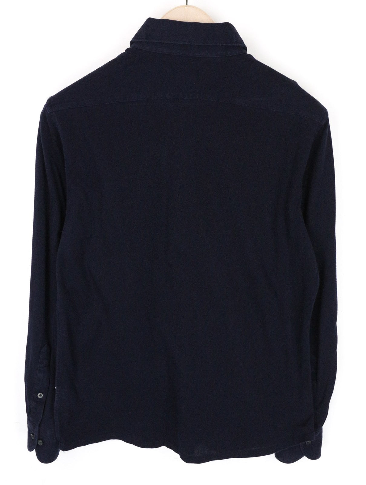 SUITSUPPLY vyriški marškinėliai 39/40/15.5/15.75 ypač ploni polo marškinėliai, tamsiai mėlyni, grynos medvilnės 