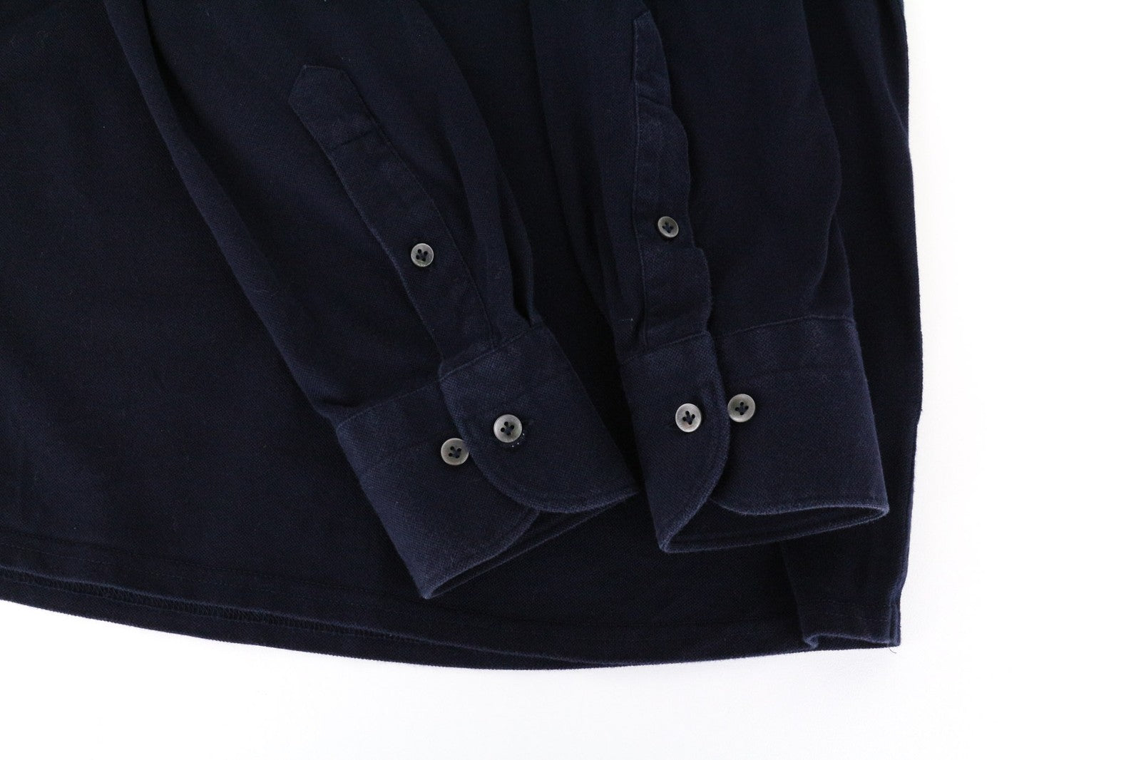 SUITSUPPLY vyriški marškinėliai 39/40/15.5/15.75 ypač ploni polo marškinėliai, tamsiai mėlyni, grynos medvilnės 