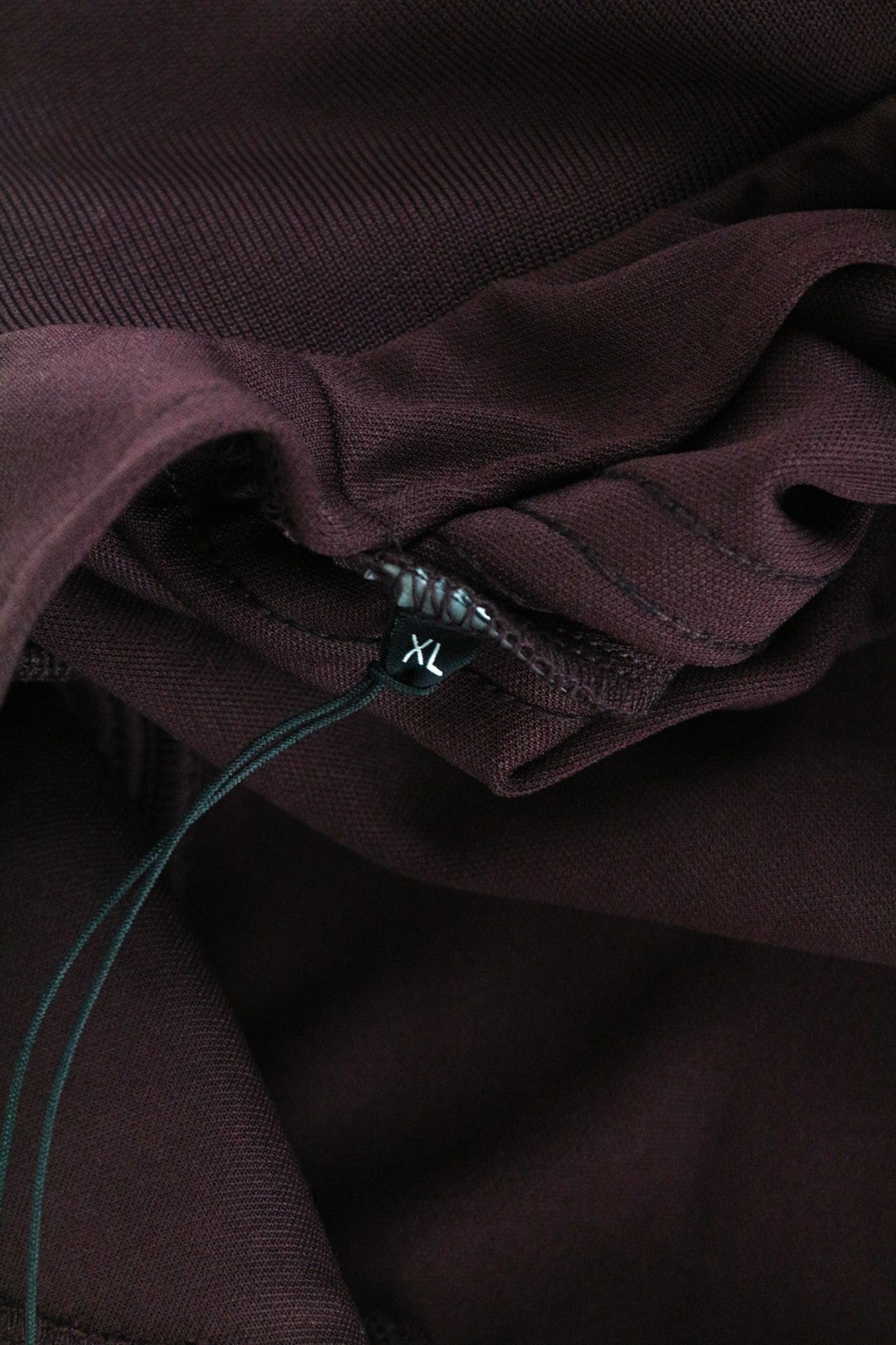 REPLAY riboto leidimo vyriškas džemperis XL dydžio bordo spalvos su užtrauktuku ilgomis rankovėmis 