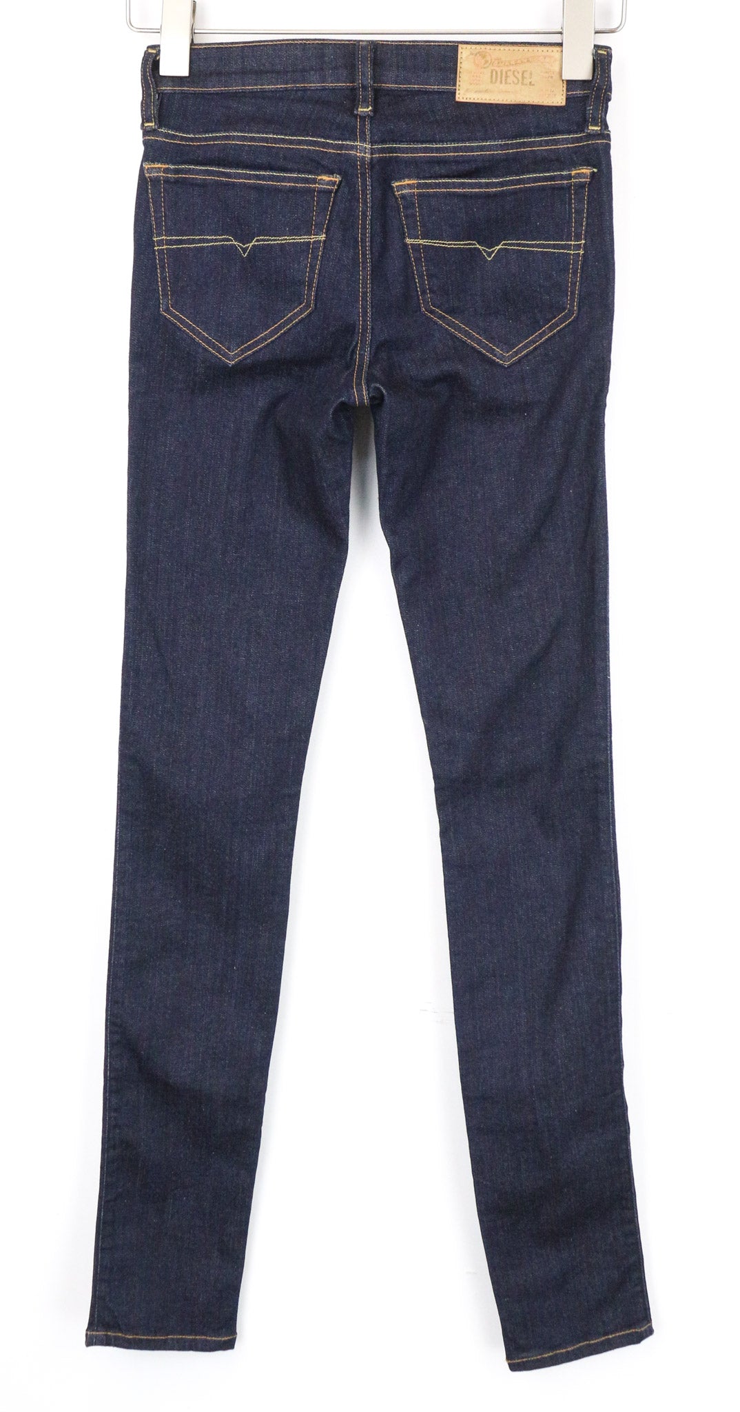 DIESEL Skinzee 0813C Women's Jeans W24/L32 Blue Girls Super Slim Skinny Stretch