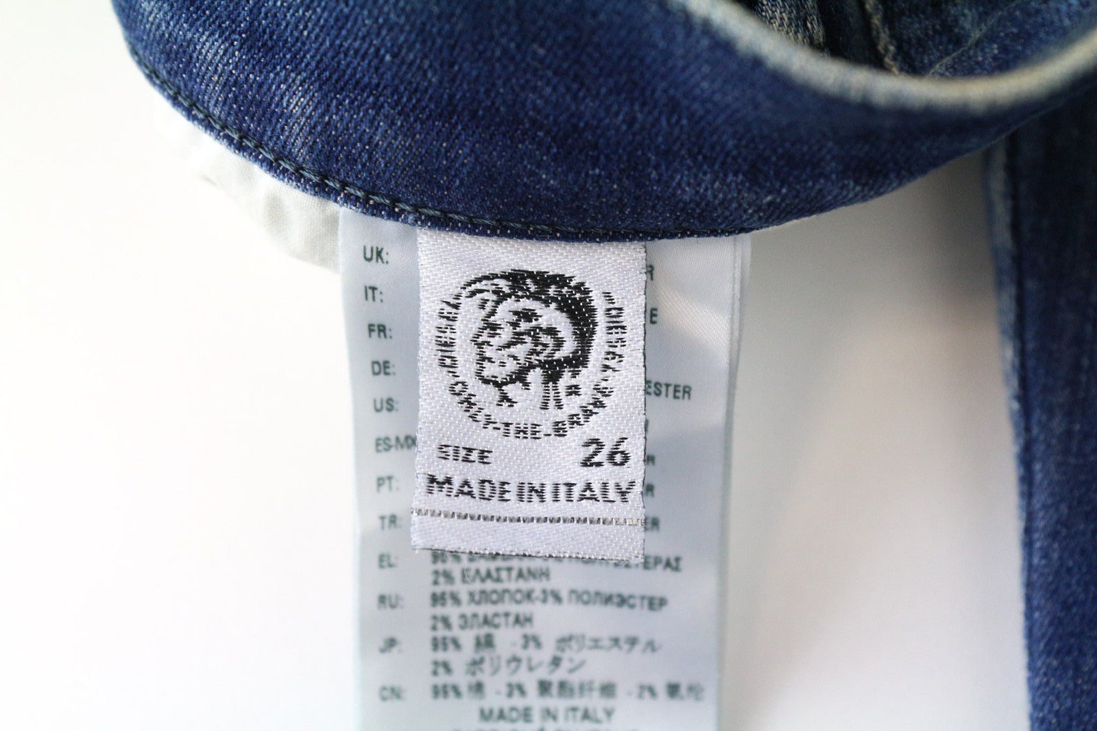 DIESEL D-Reeft-T 0870Q vyriški džinsai W26 mėlyni Jogg Sweat Stretch Super Skinny berniukams 