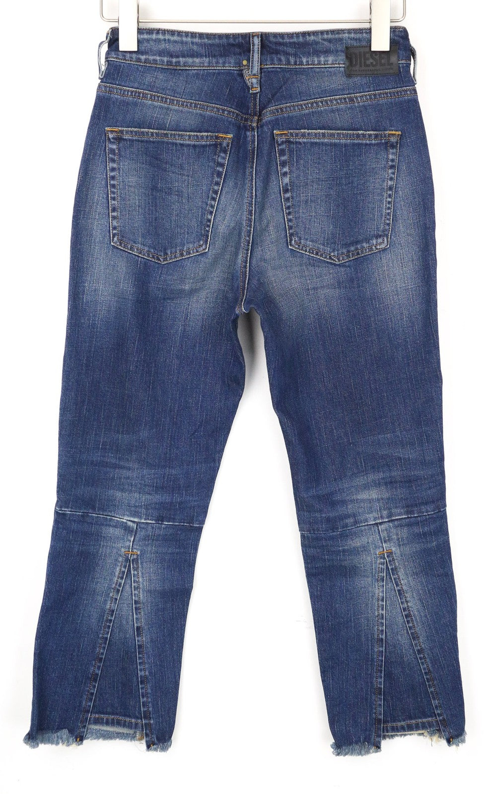 DIESEL D-Earlie 089AR Women's W26/L30 Cropped Slim Fit Blue Cotton Stretch Jeans