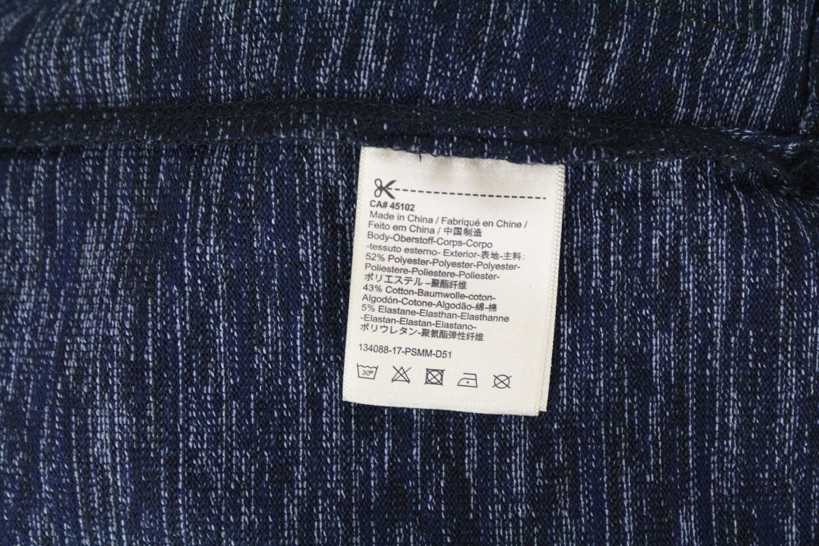 SCOTCH &amp; SODA Ams Couture vyriški mėlyni medvilniniai tamprūs marškinėliai trumpomis rankovėmis S dydžio 