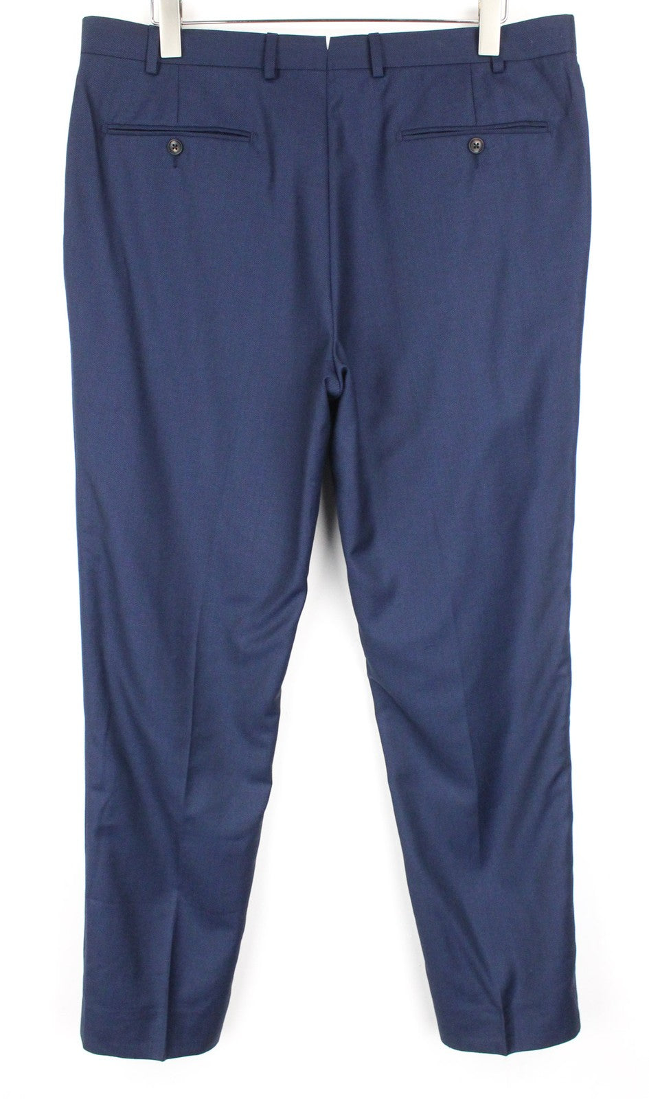 SUITSUPPLY Sienna Men's UK46R Blue Pure Wool Super 130's Lined 3 Piece Formal