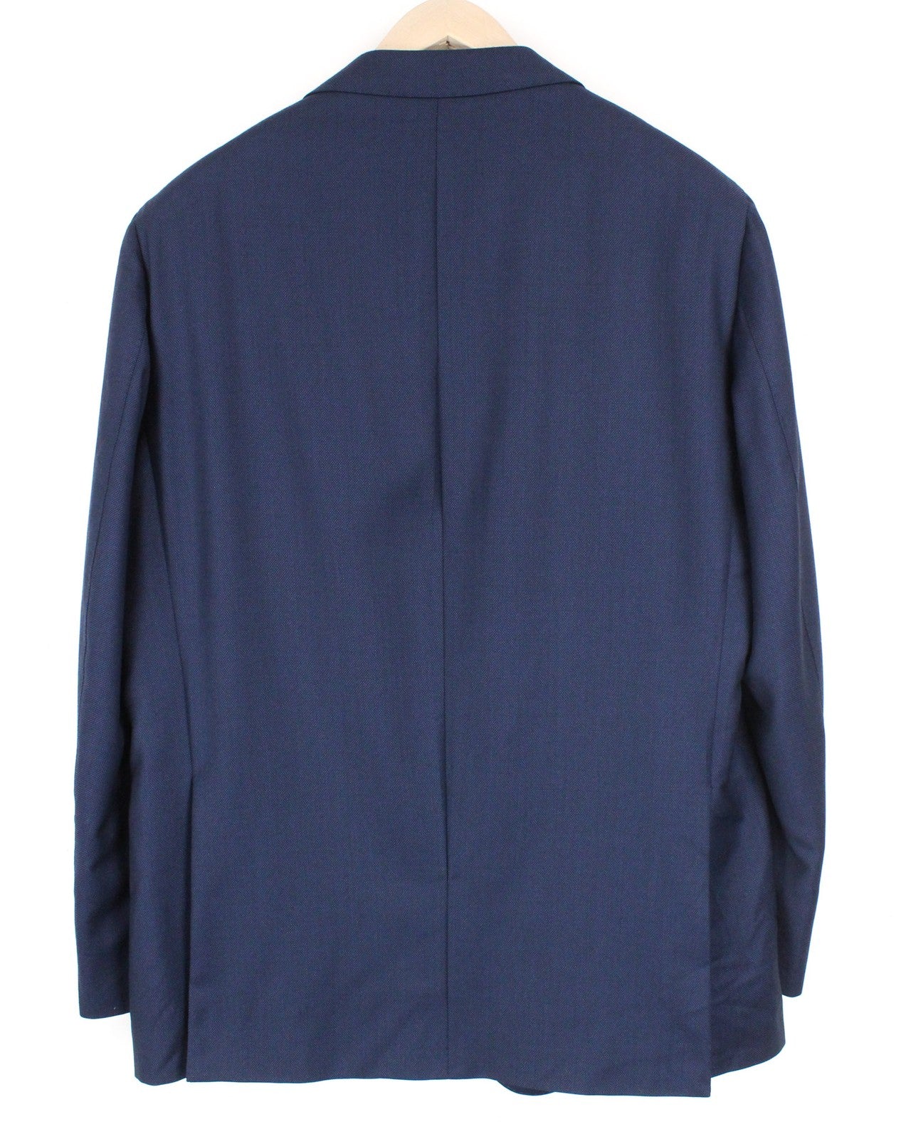 SUITSUPPLY Sienna Men's UK46R Blue Pure Wool Super 130's Lined 3 Piece Formal