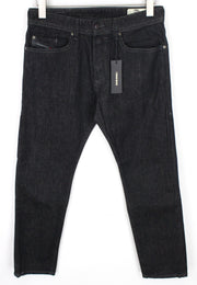 DIESEL Buster R8W58 vyriški džinsai W29/L30 juodi, ploni, tamprūs, siaurėjantys 