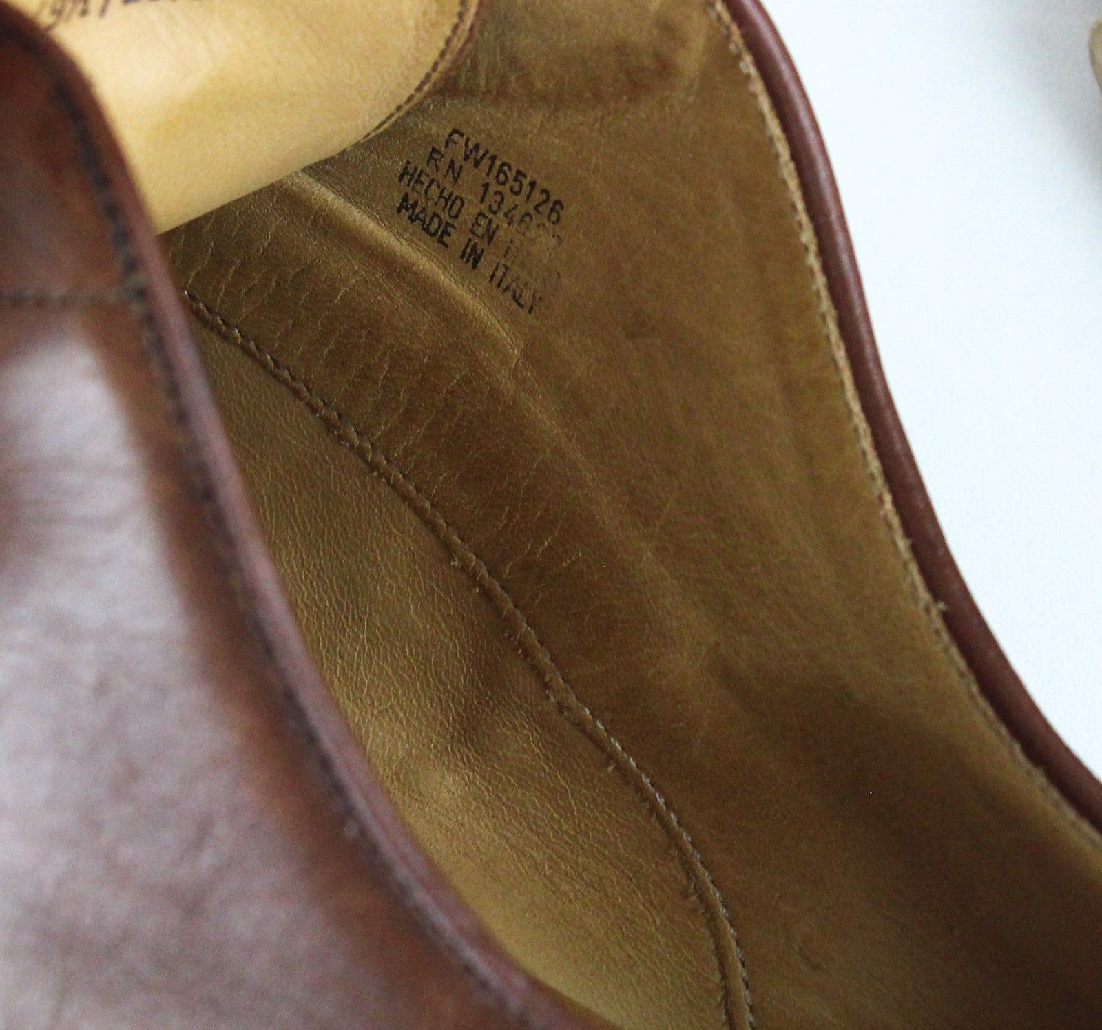 SUITSUPPLY Men's Shoes EU43.5 Mid Brown Derby Pure Calf Leather Lace Ups