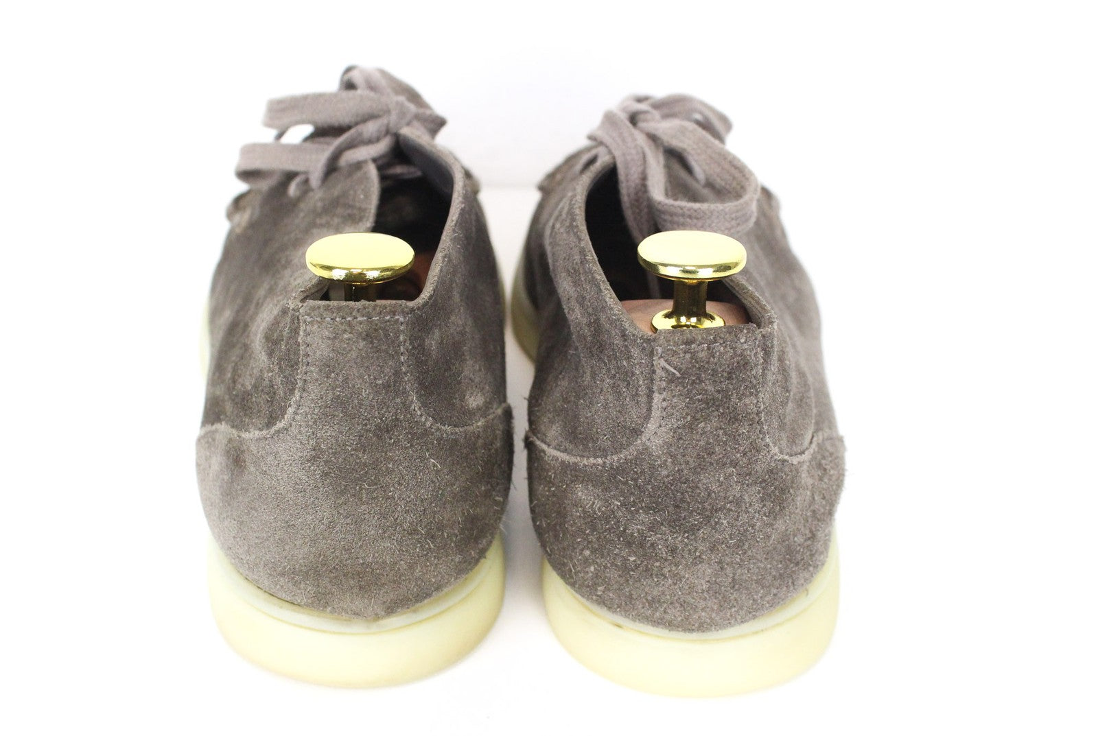 SUITSUPPLY vyriški rudi odiniai zomšiniai chukka bateliai su dvigubu pamušalu, EU39 dydis 