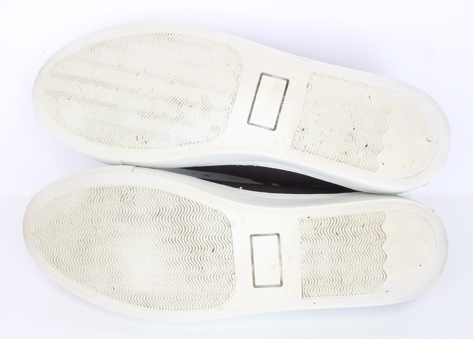 SUITSUPPLY vyriški tamsiai rudi odiniai sportbačiai su žemais kulnais, EU43, su raišteliais 