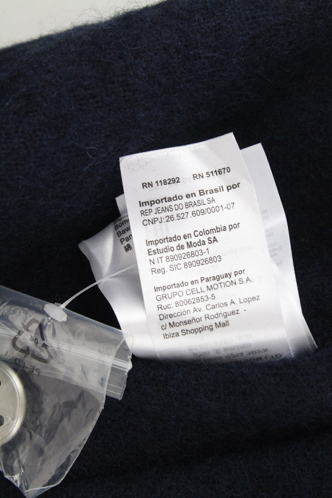 REPLAY Men's XL Coat Navy Blue Wool Blend Classic Double-Breasted Notch Cut