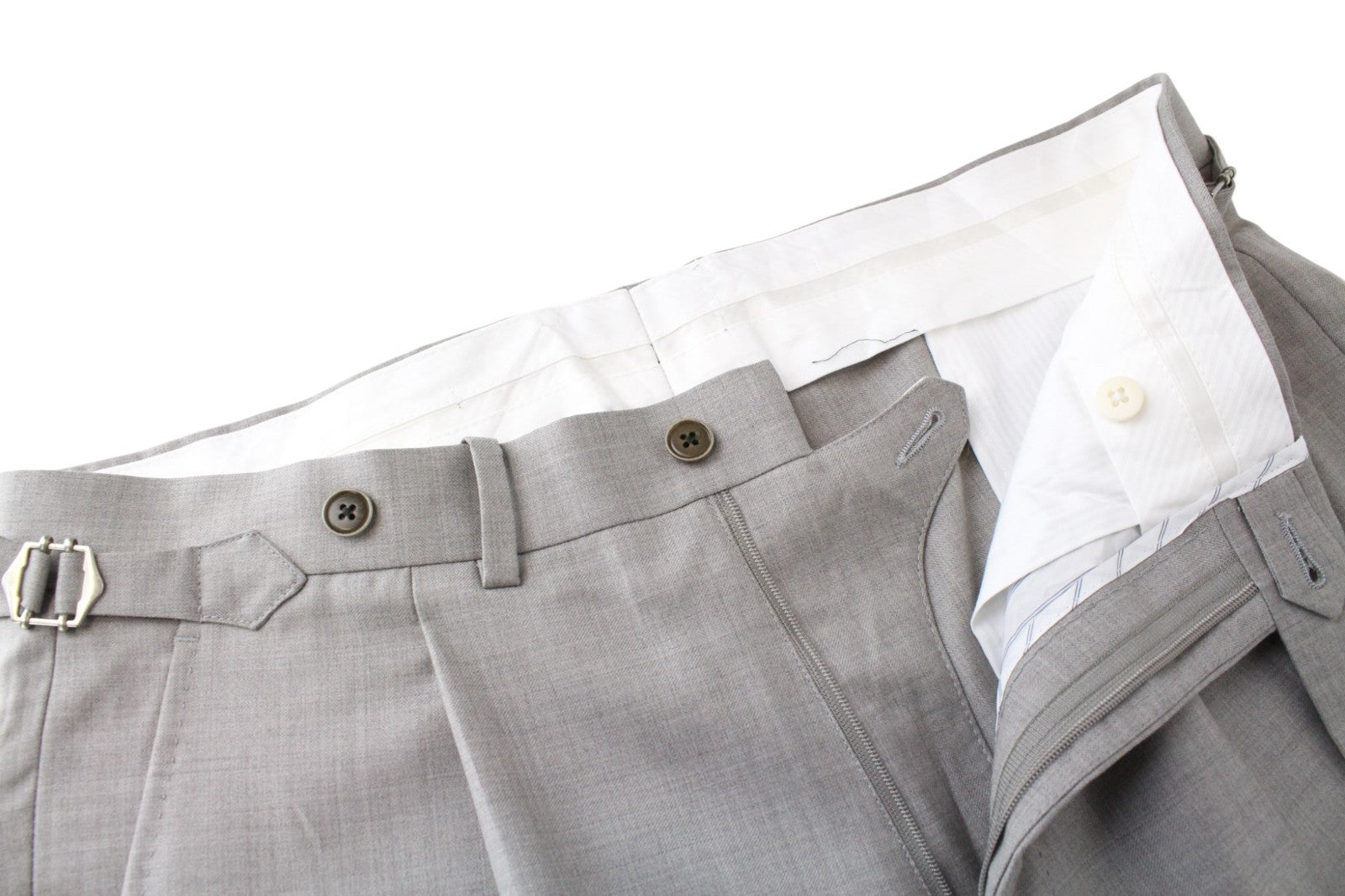 SUITSUPPLY Havana Men's UK36R Slim Fit Grey Super 110's Pure Wool 2 Piece Suit