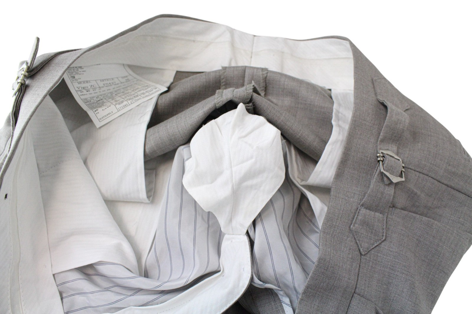 SUITSUPPLY Havana Men's UK36R Slim Fit Grey Super 110's Pure Wool 2 Piece Suit