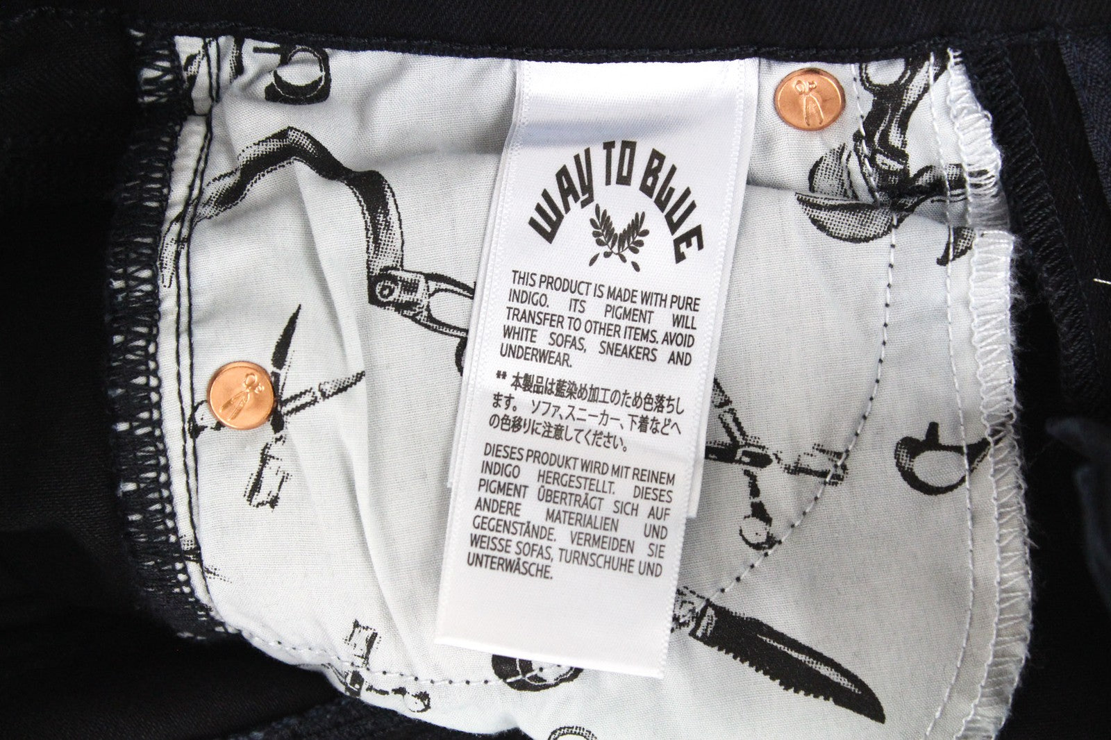 DENHAM Sharp Women's W24/L30 Dark Blue Zipped Skinny Stretch Classic Jeans