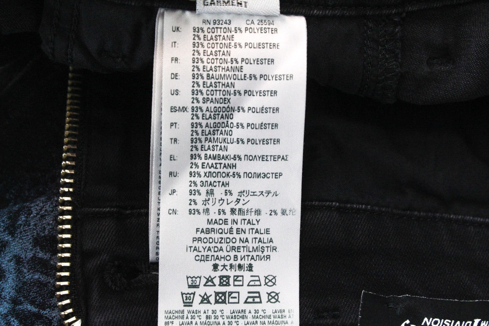 DIESEL Slandy-High-SX 069IY Women's W24/L30 Super Skinny Blue Coloured Jeans