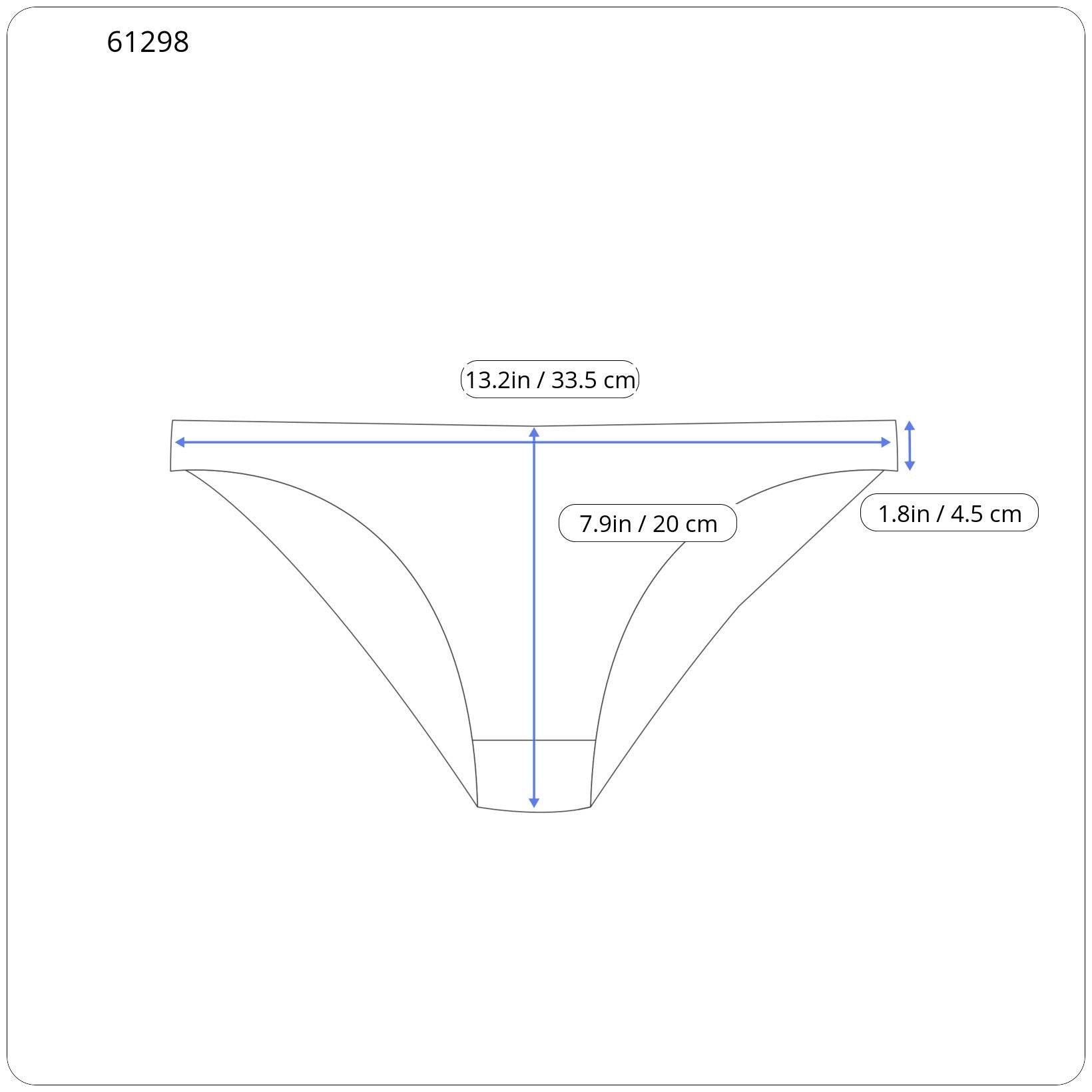 MAISON SCOTCH ~XS Blue Summer Bikini Bottom Patterned Beach Swimwear