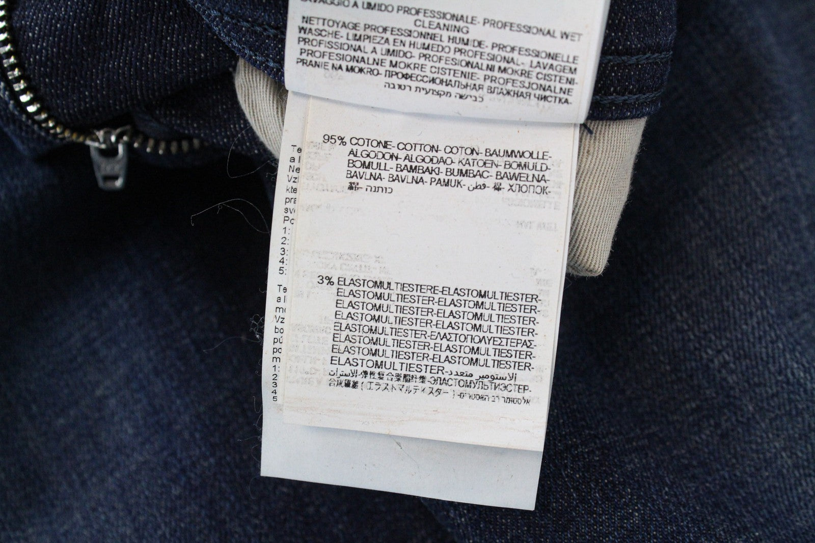 REPLAY Anbass vyriški džinsai W30/L32 tamsiai mėlyni, prigludę, labai tamprūs 